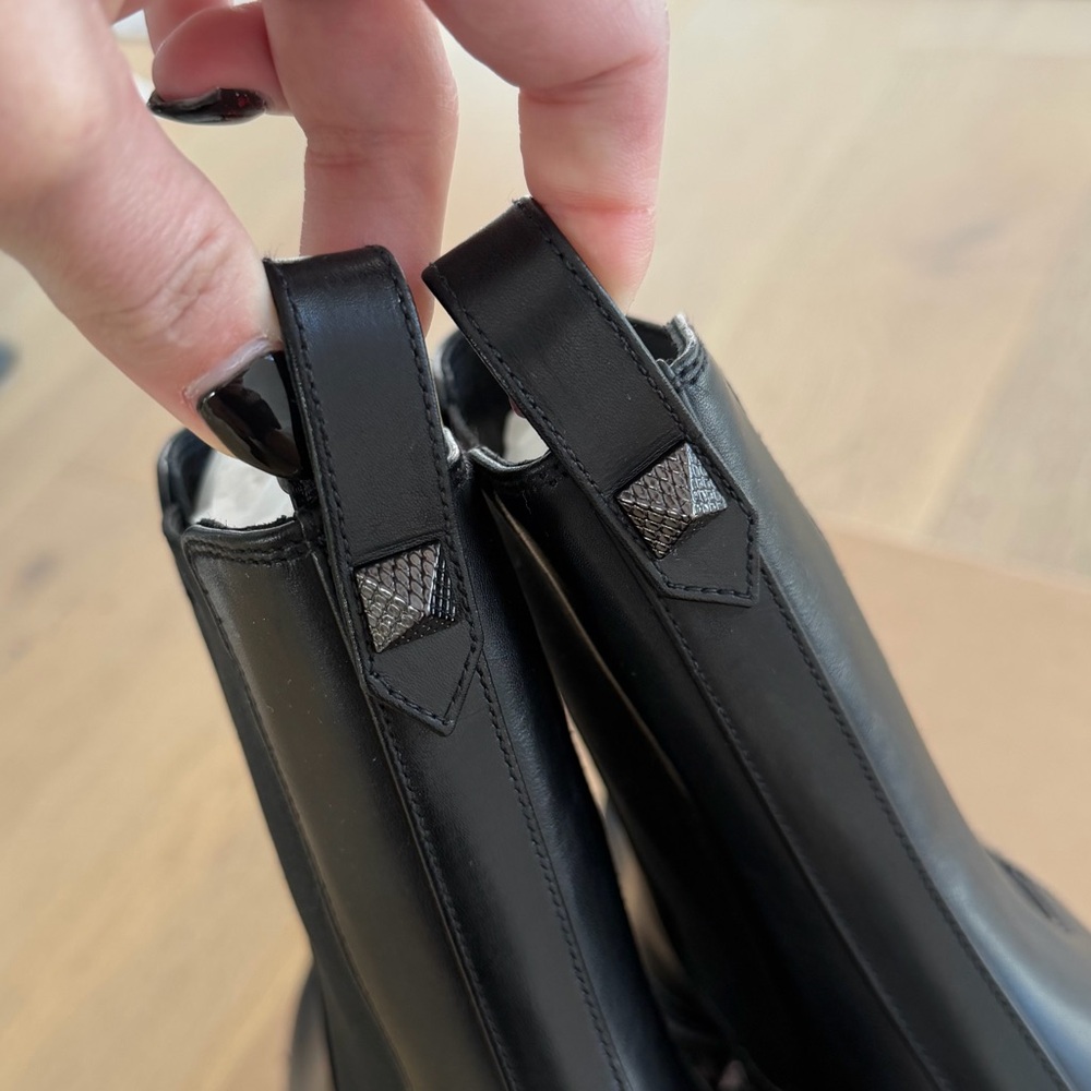 Christian Louboutin St Emilia Pyraclou studded leather Chelsea boots - Picture 9 of 15